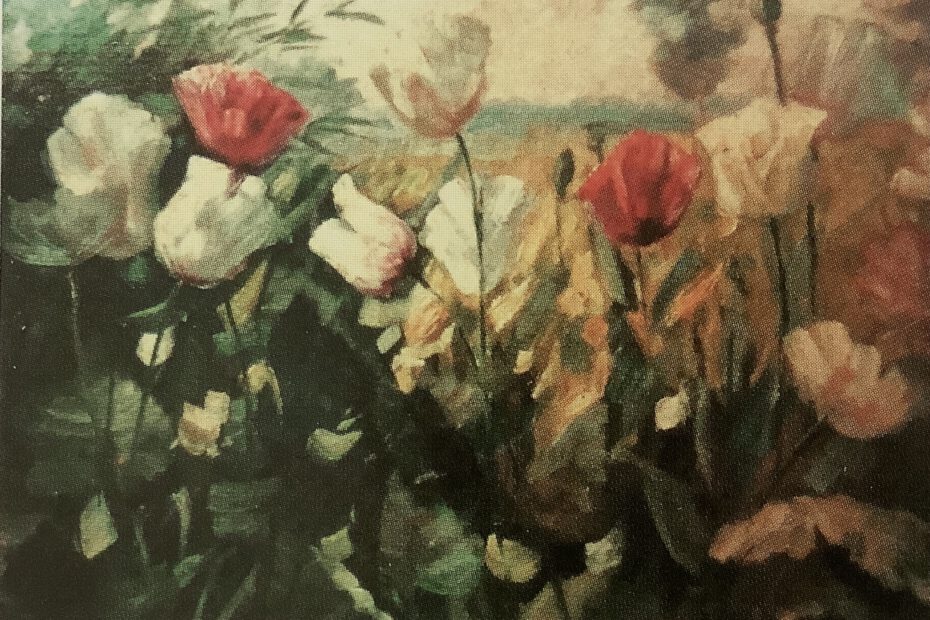 Rote und weiße Mohnblumen, um 1882