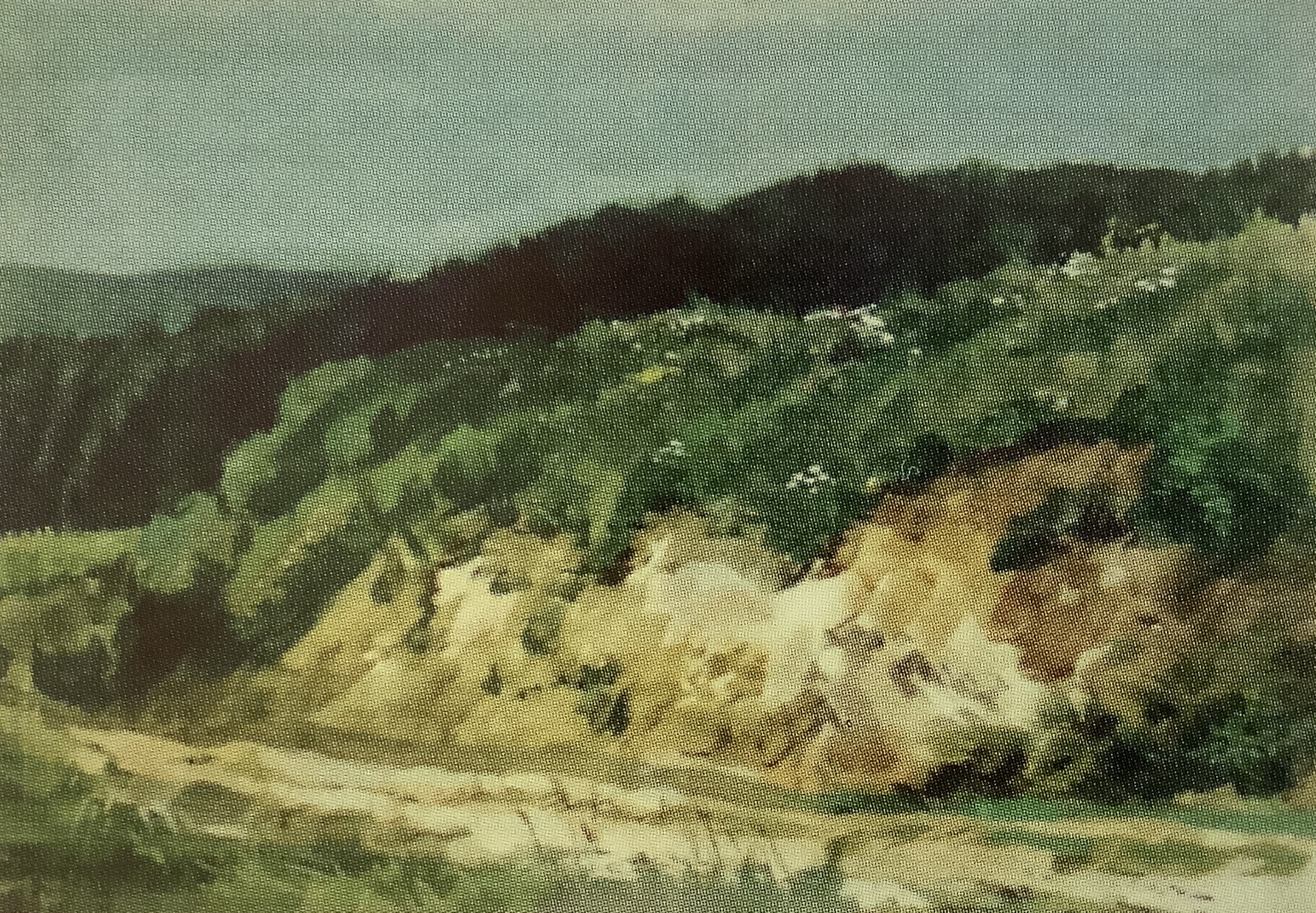 Sandberg auf einem Hügel, um 1886