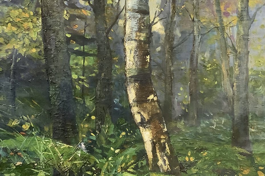 Waldinneres - Birkenwald, 1889