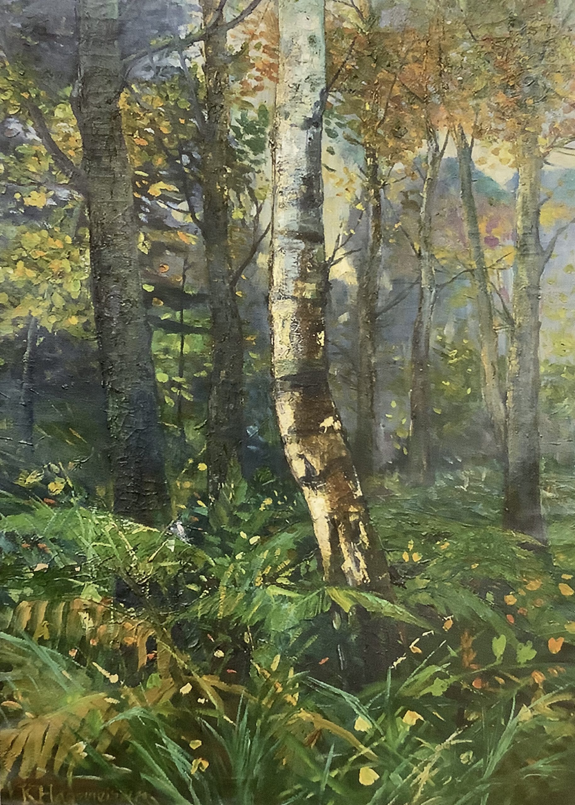 Waldinneres - Birkenwald, 1889