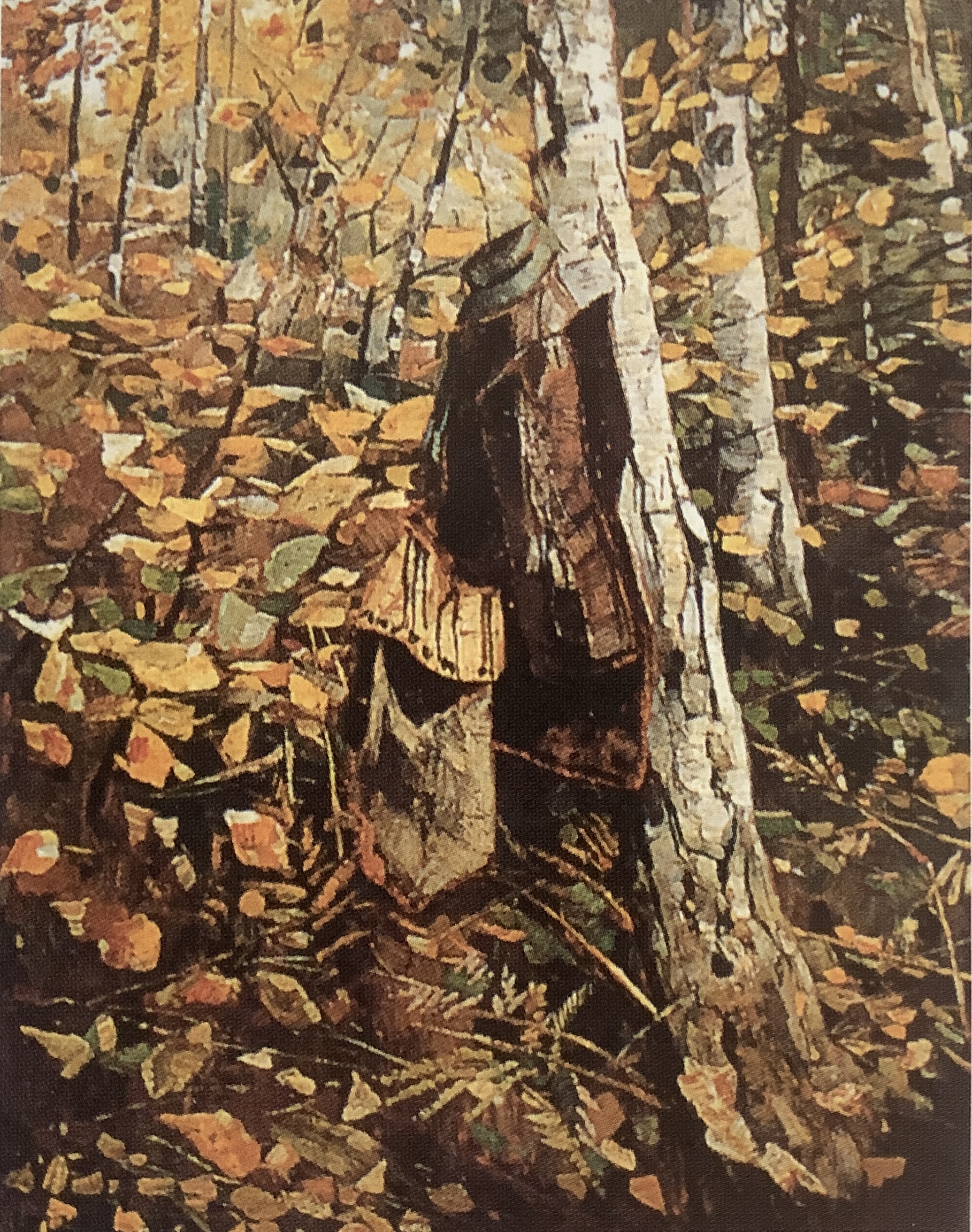 Waldstück, um 1886