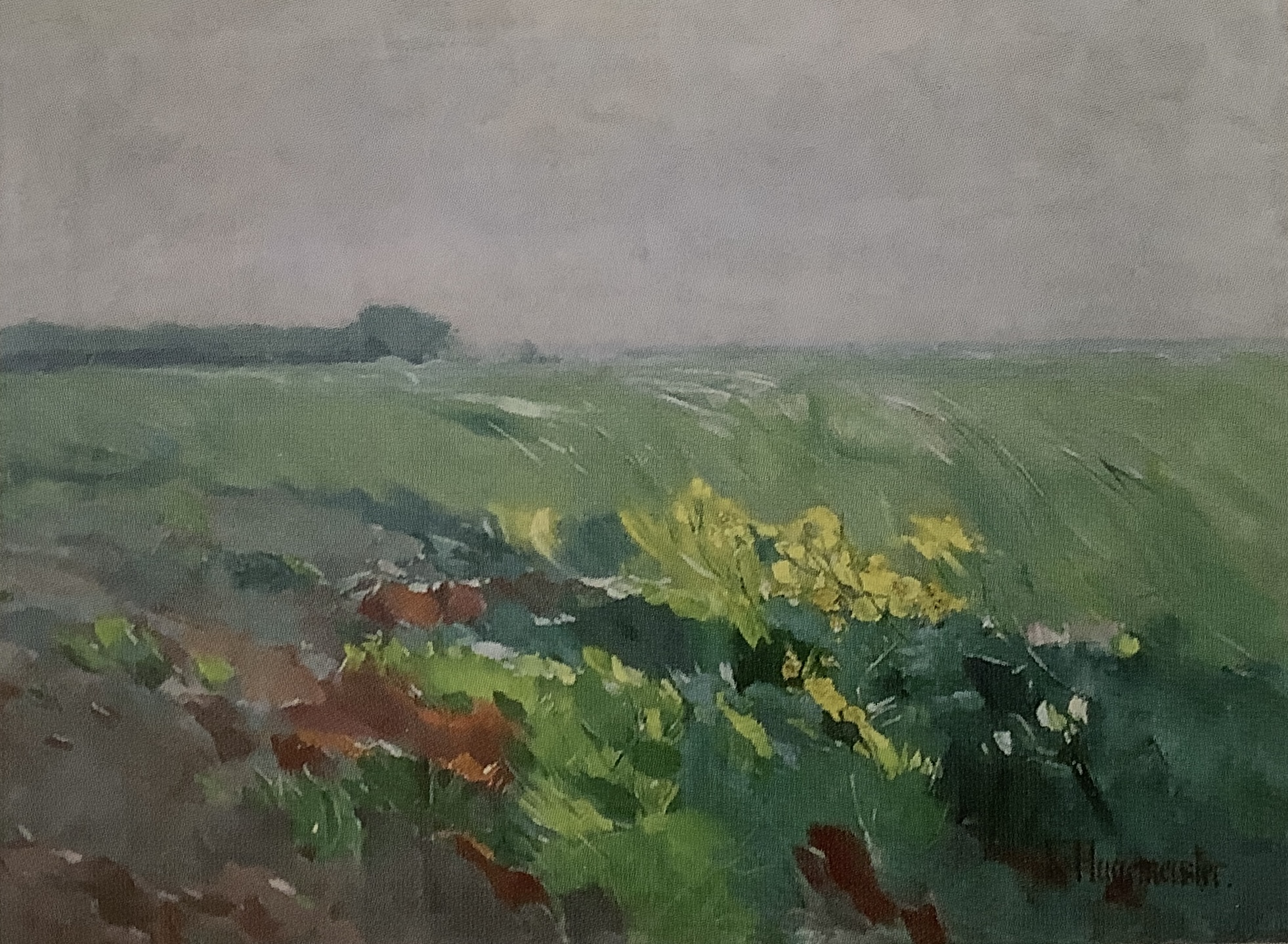 Am Feldrand, um 1909