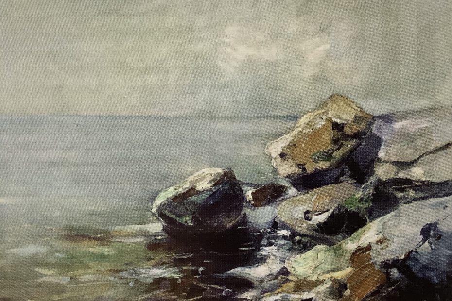 Am Strand von Swinemünde I, um 1907