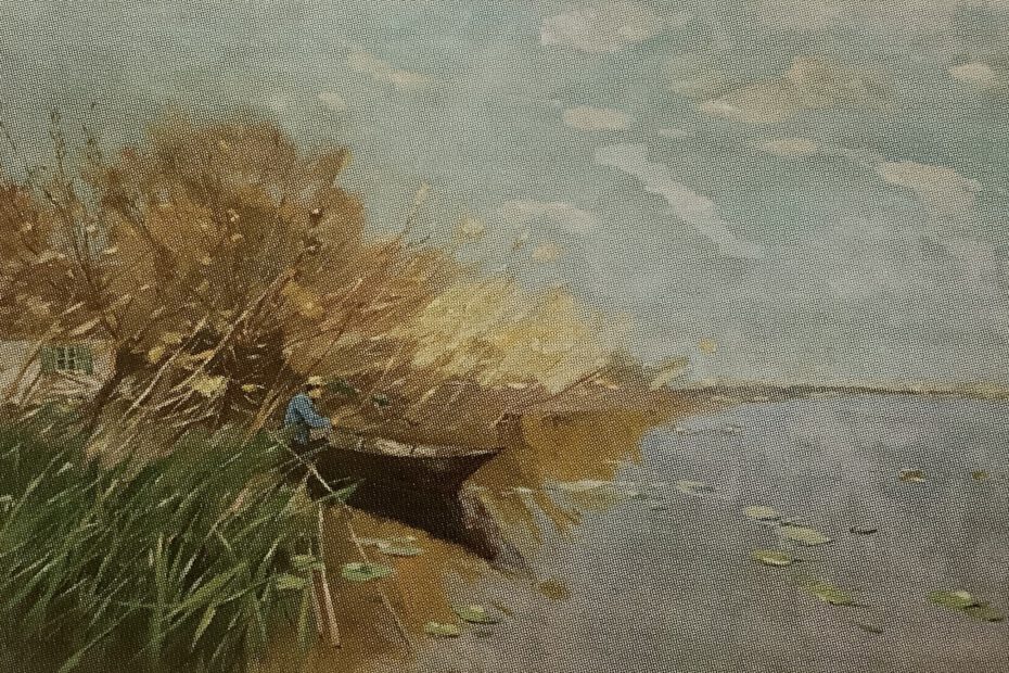Angler am Ufer des Schwielowsee, 1897