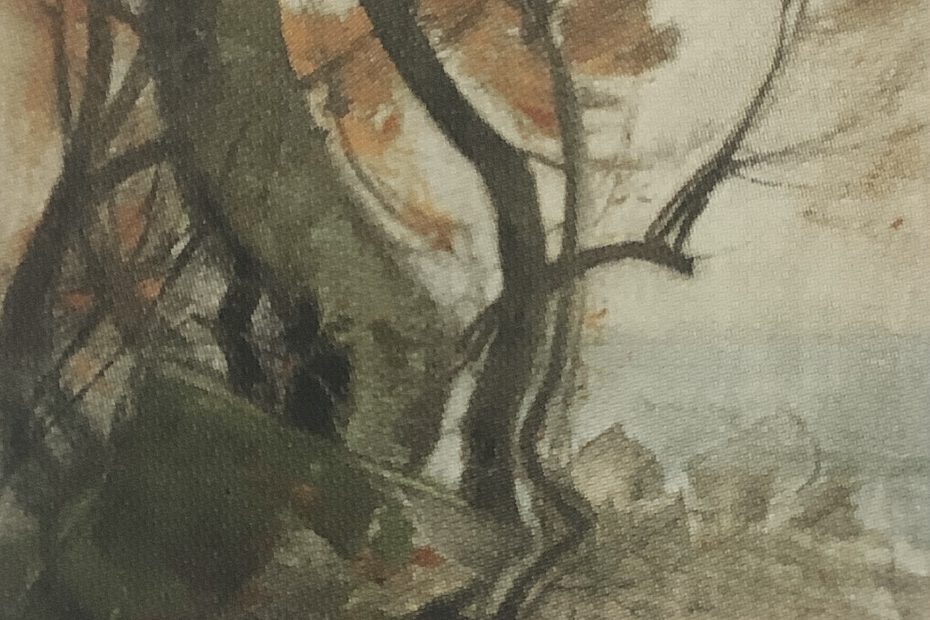 Bäume am Strand, um 1911