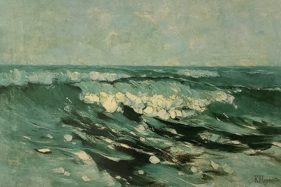Bewegte See, um 1910