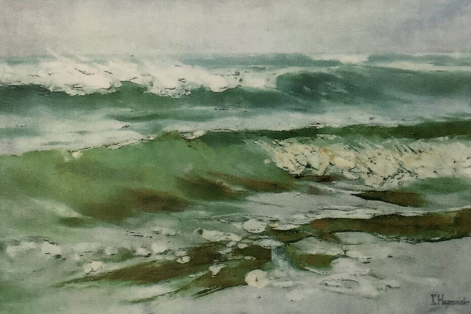 Die Ostsee bei Rügen, um 1907