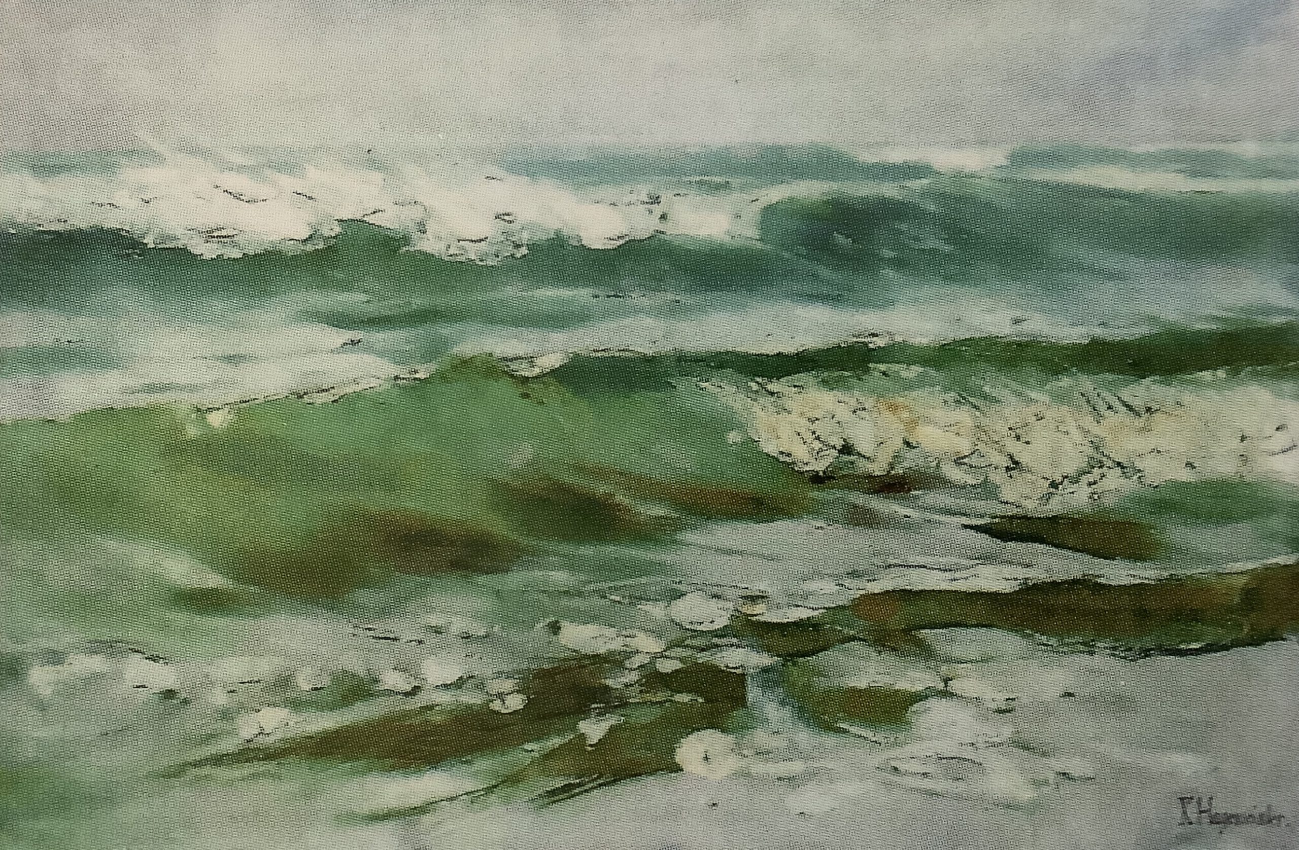 Die Ostsee bei Rügen, um 1907 Die Ostsee bei Rügen, um 1907