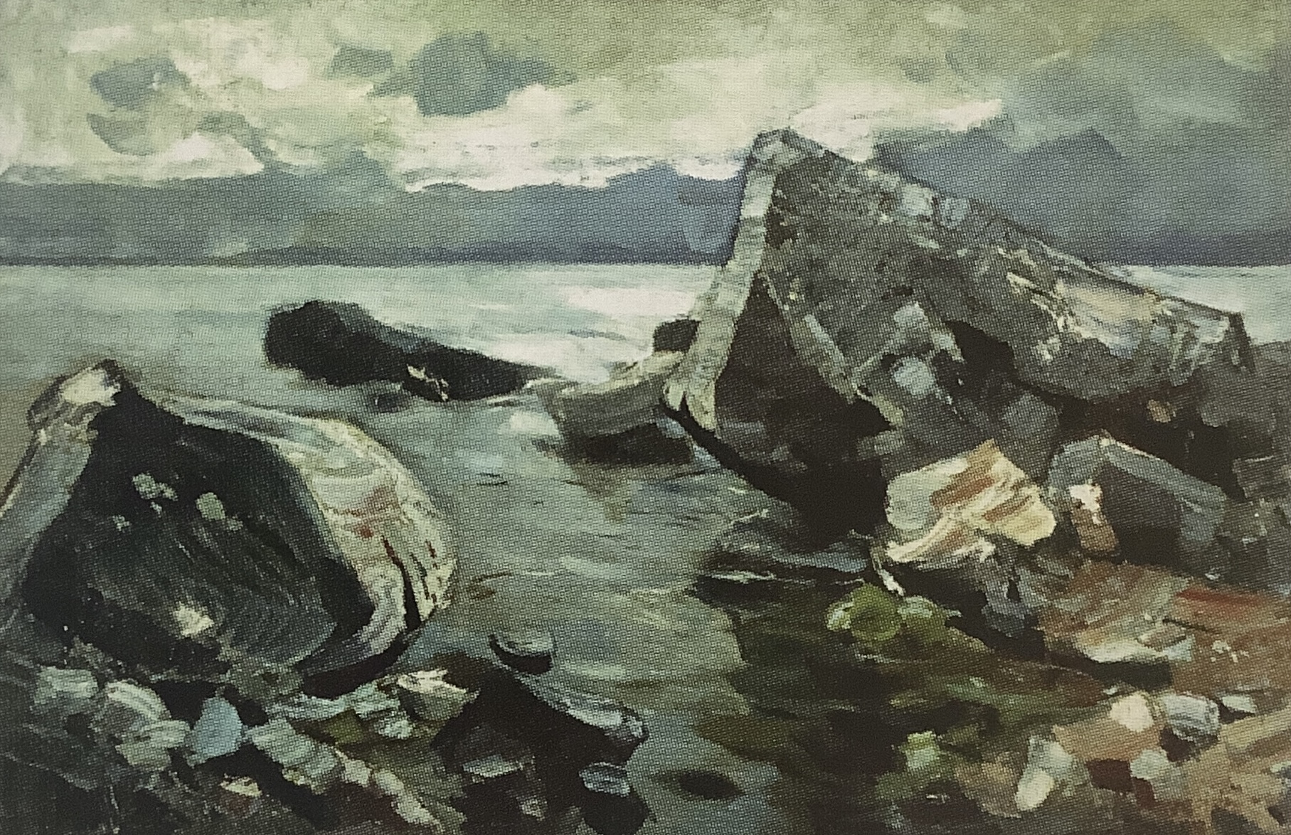 Felsige Meeresküste, 1908