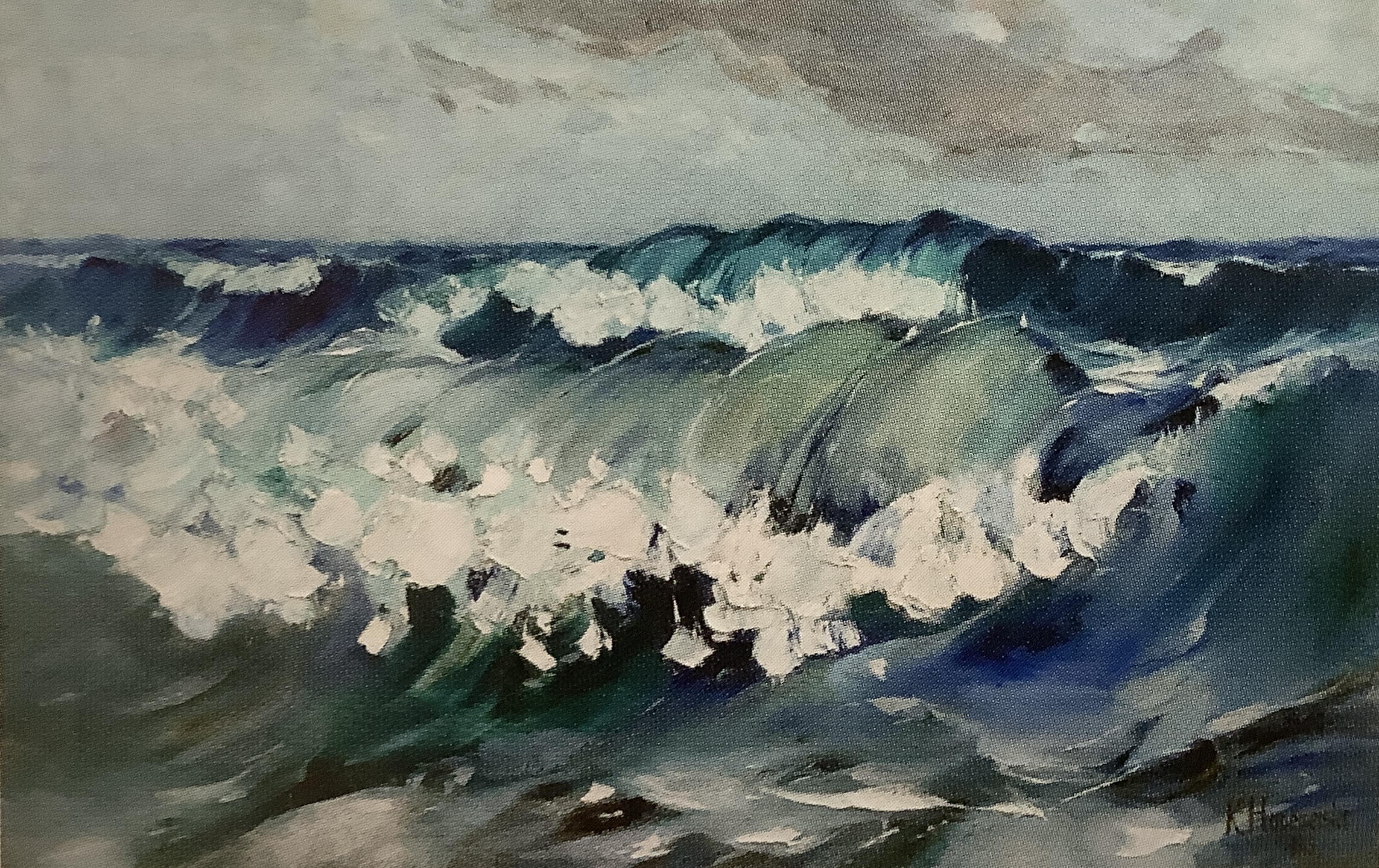 Große Woge - Stürmische See, 1915 Große Woge - Stürmische See, 1915