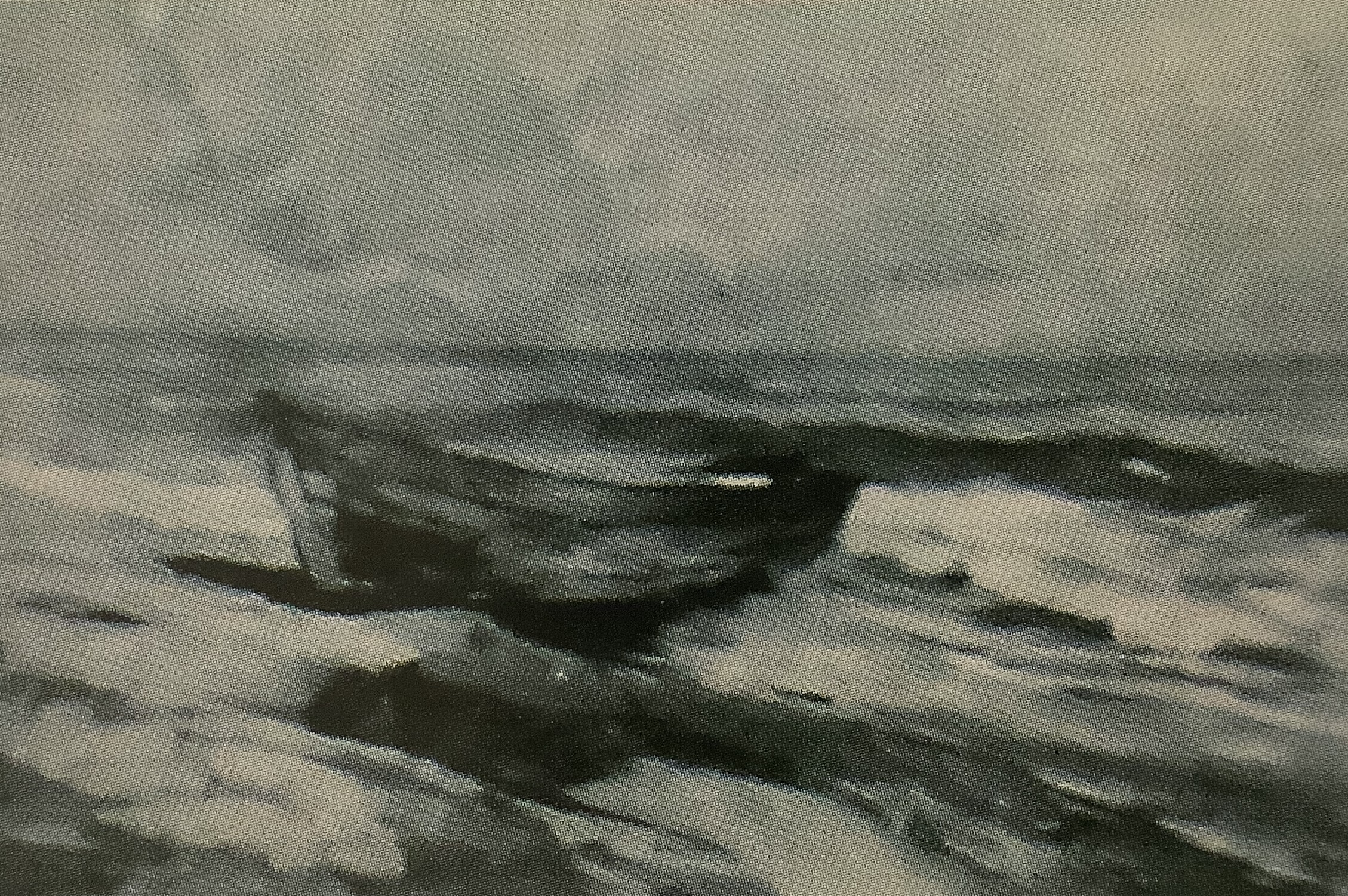 Kahn in der Brandung, um 1908