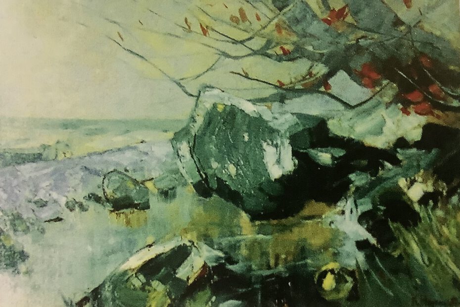 Küstenlandschaft bei Lohme, um 1913