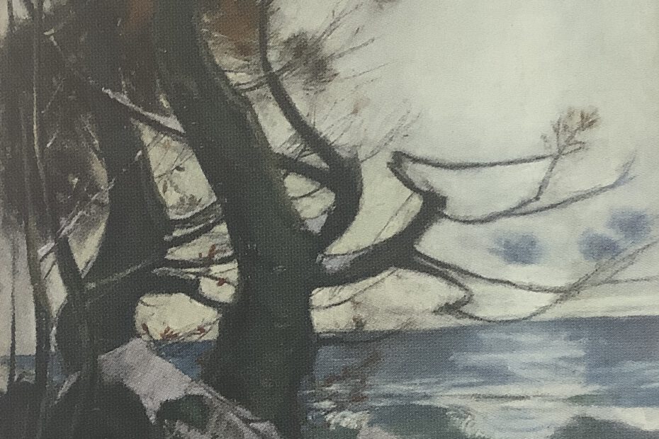 Küstenlandschaft im Winter - Lohme, um 1912