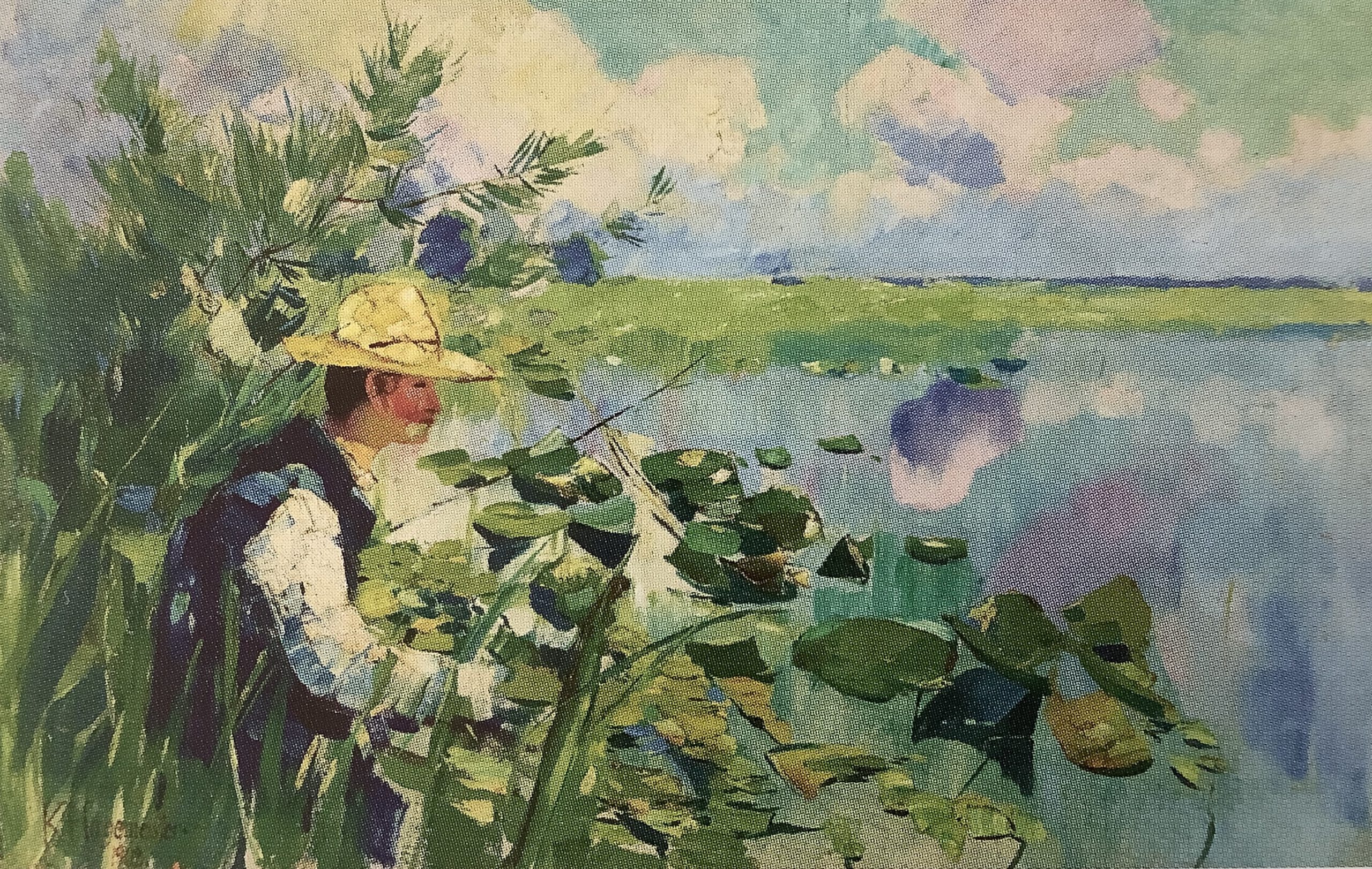 Mann am Weiher (Der Angler), 1902