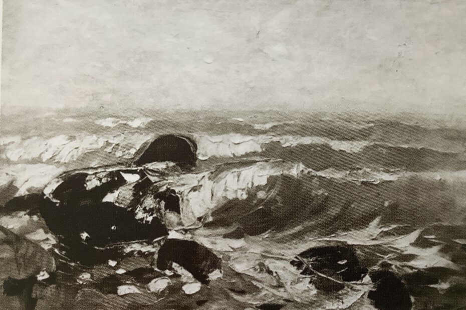 Marine - Brandende See, 1907
