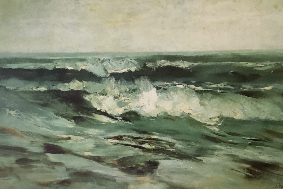 Meeresbrandung-Swinemünde, um 1907