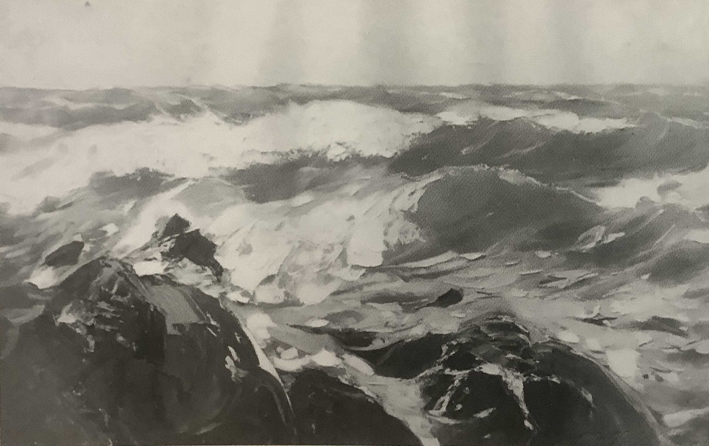 Meeresküste in Lohme, um 1912