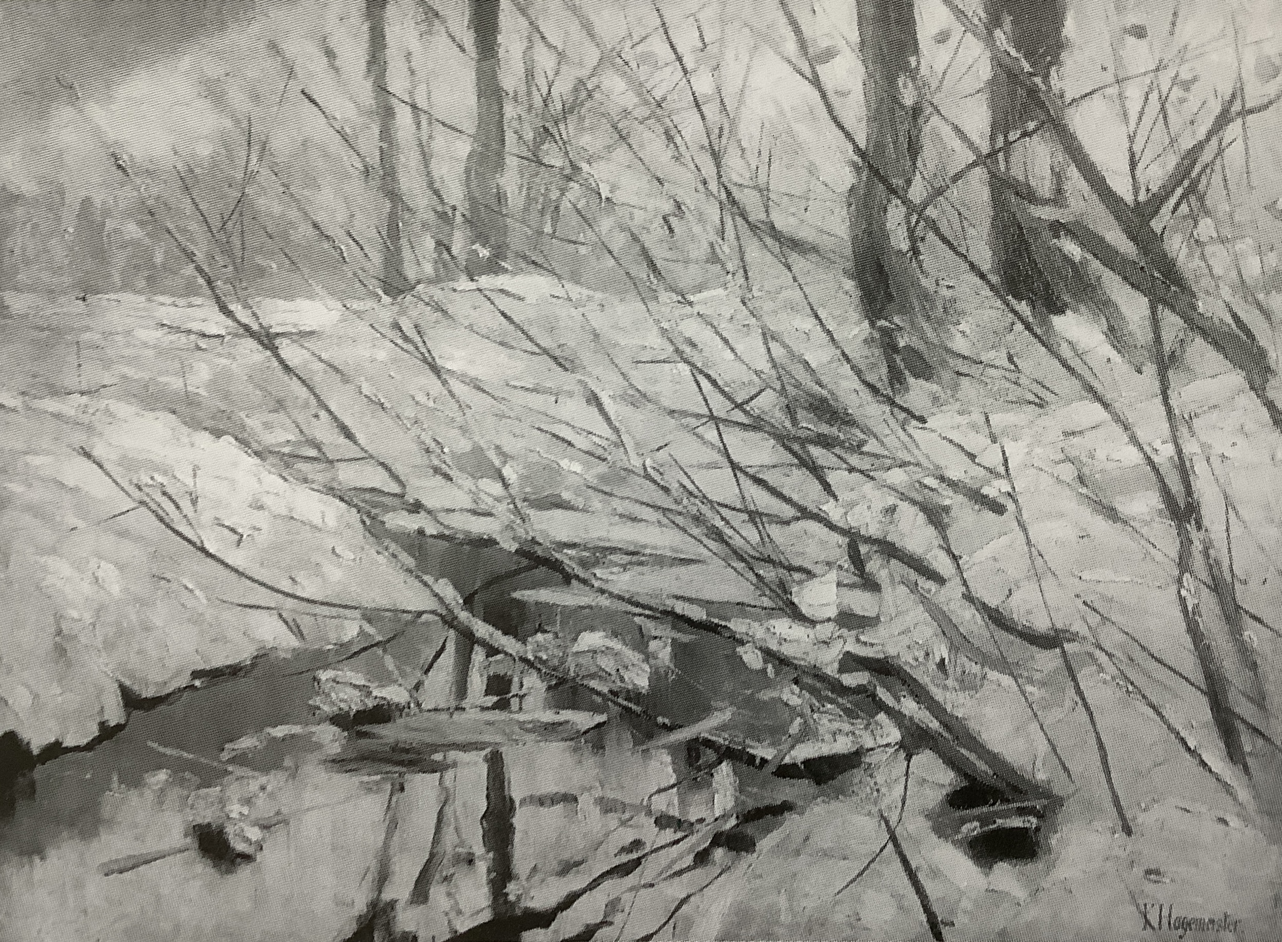Schneelandschaft, um 1902