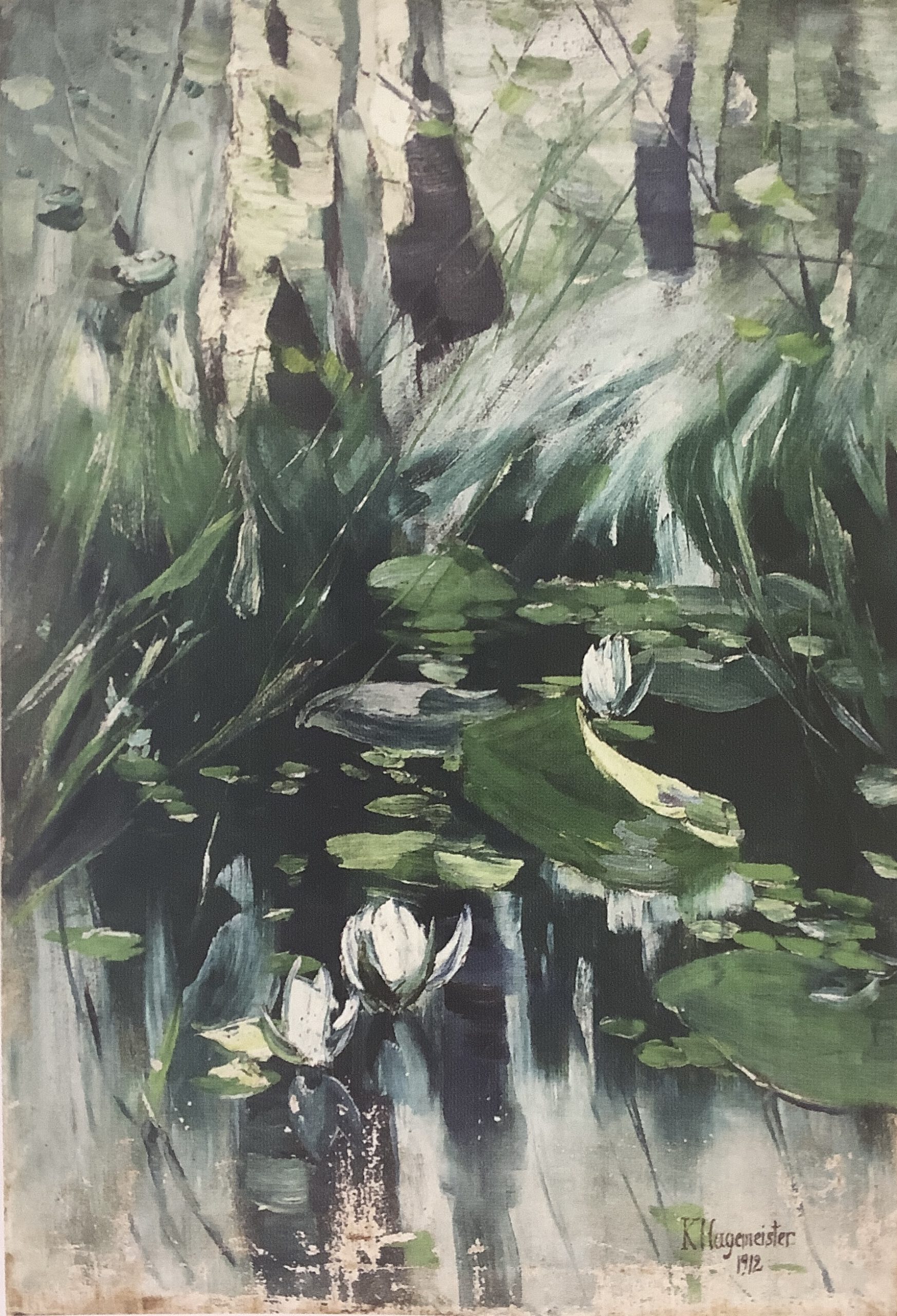 Seerosen und Birken, 1912 Seerosen und Birken, 1912