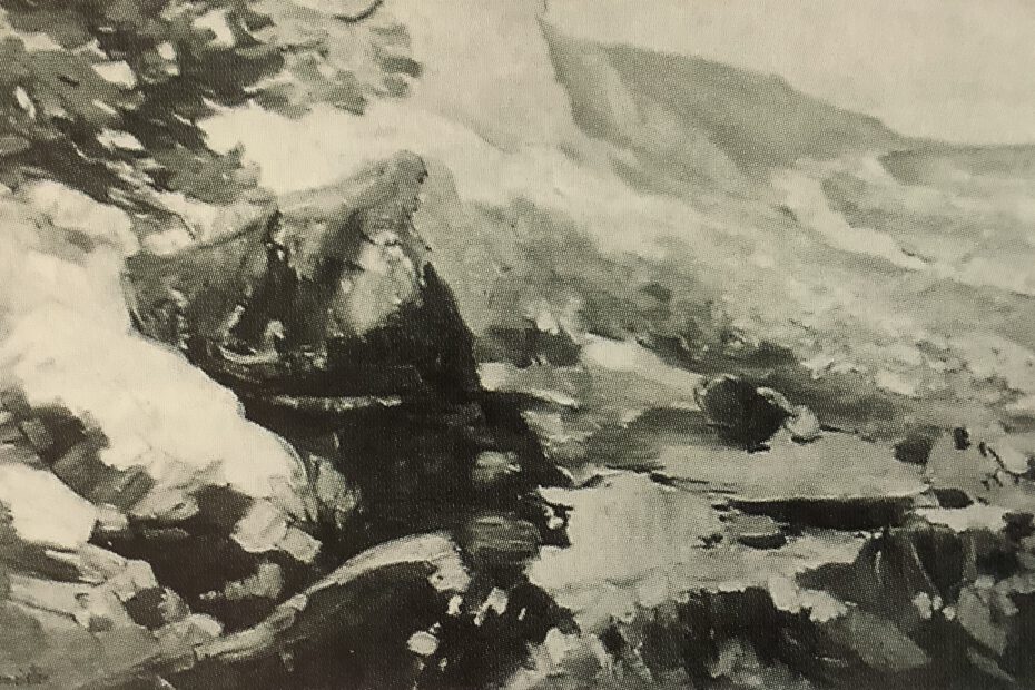 Steilküste auf Rügen, um 1912