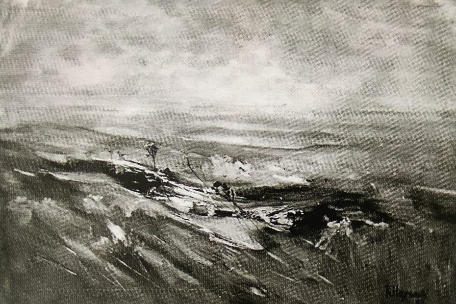 Überwehte Wiese, 1907