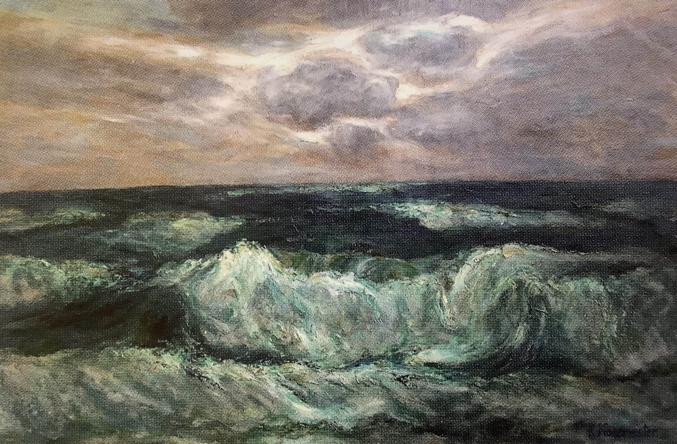 Wellen - Meereswogen, um 1909 Wellen - Meereswogen, um 1909