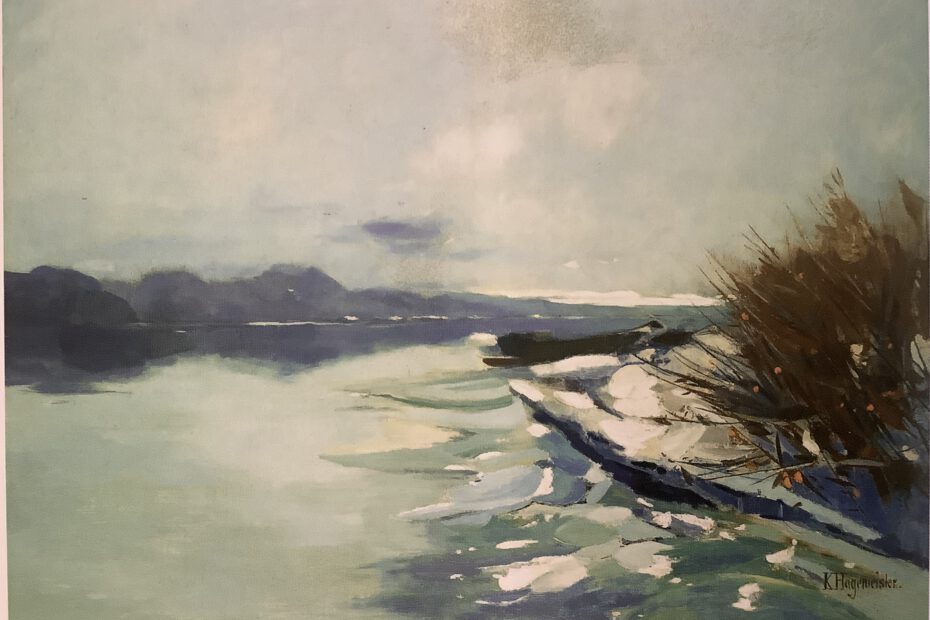 Winter an der Havel, um 1895