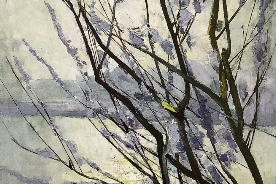 Winterlandschaft mit Weiden, 1904