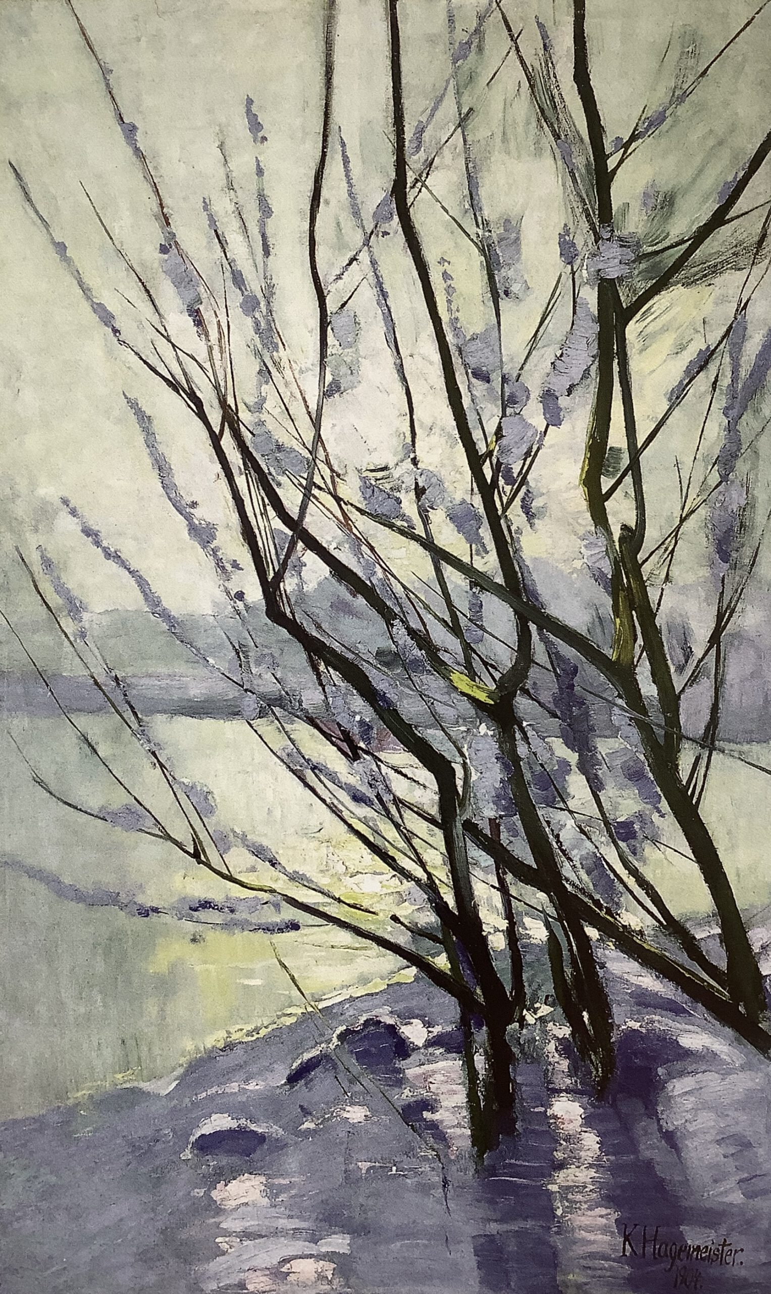 Winterlandschaft mit Weiden, 1904 Winterlandschaft mit Weiden, 1904