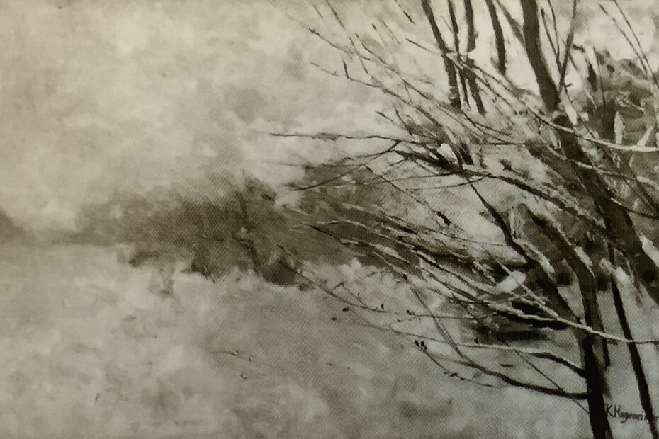 Winterlandschaft, um 1895