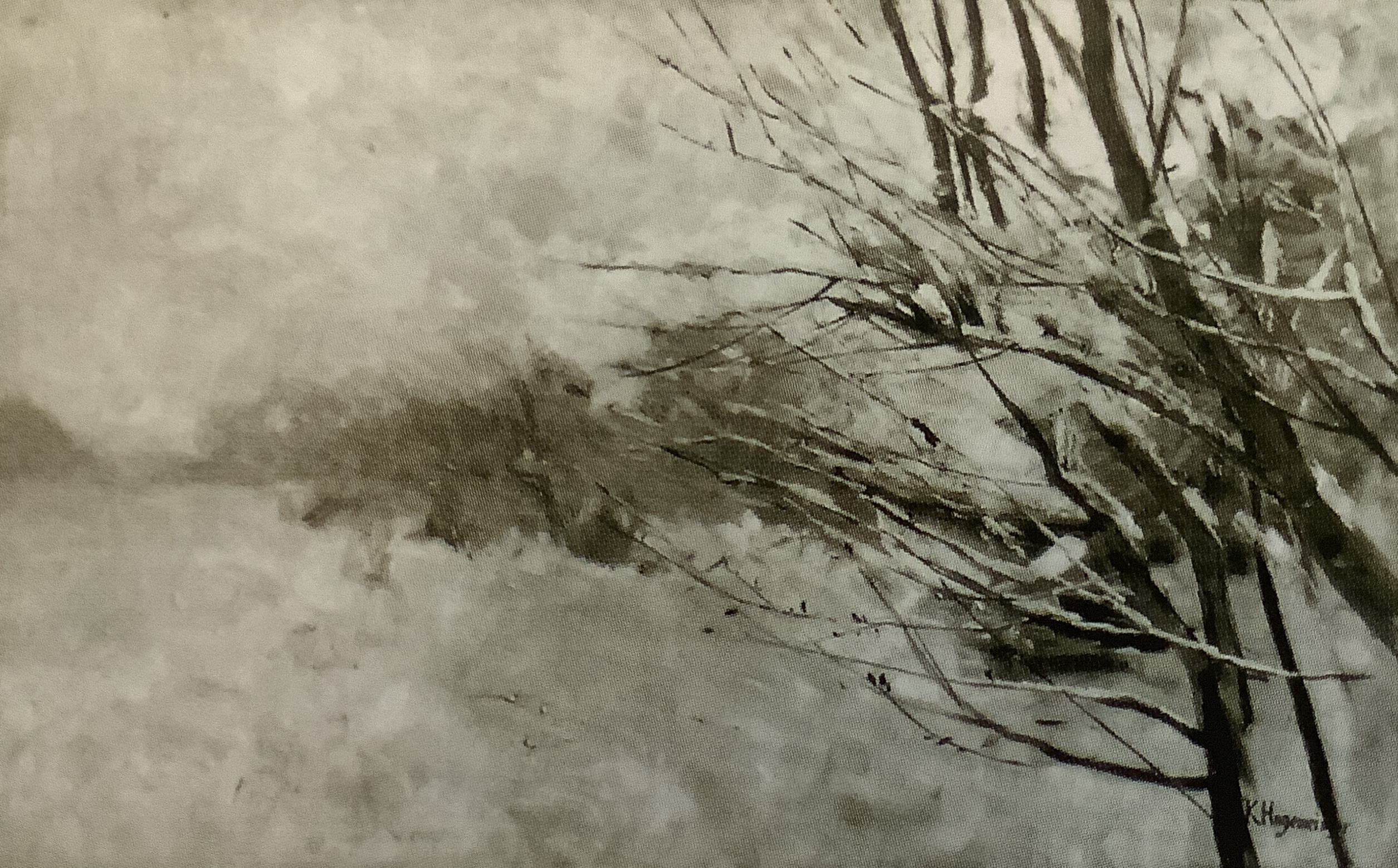 Winterlandschaft, um 1895