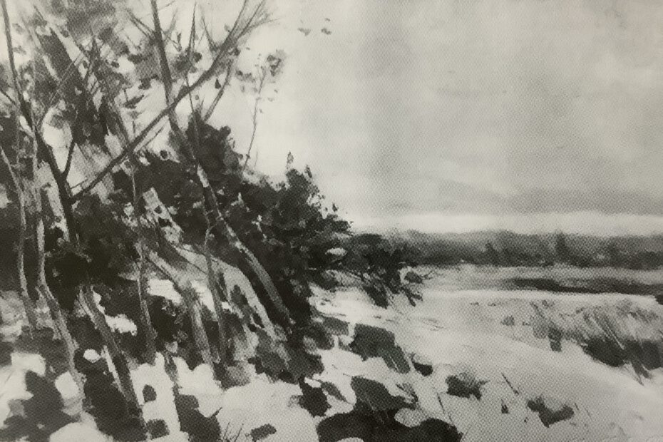 Wintertag, Geltow bei Werder, um 1895